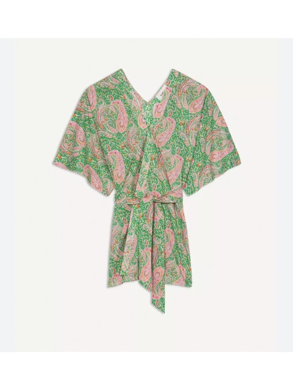 BA&HS Floral Print kimono size small